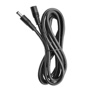 6.6ft DC 5.5mm x 2.5mm Male to Female Power Extension Cable