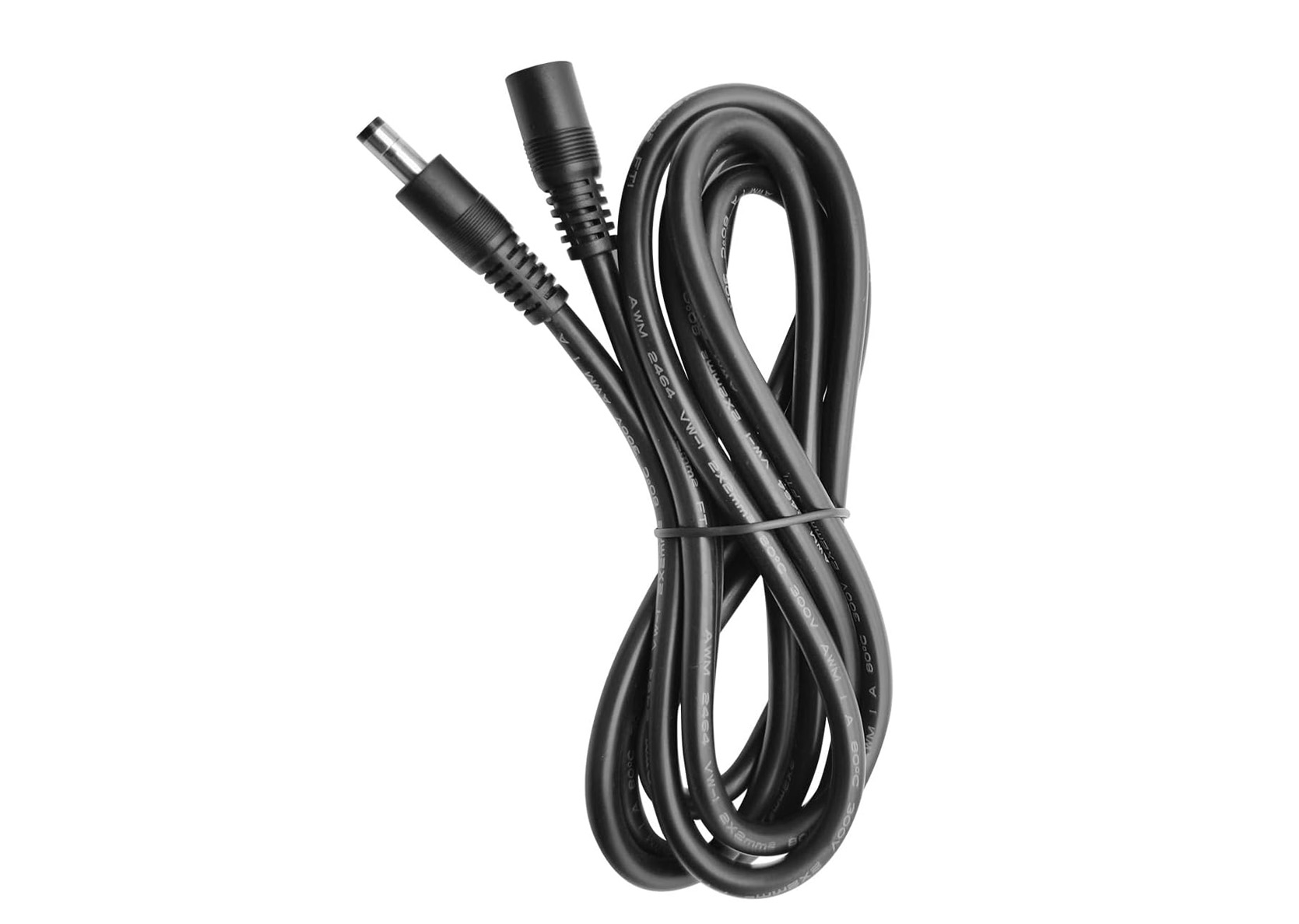 6.6ft 5.5mm x 2.1mm Male to Female Power Extension Cable - Solidpixels