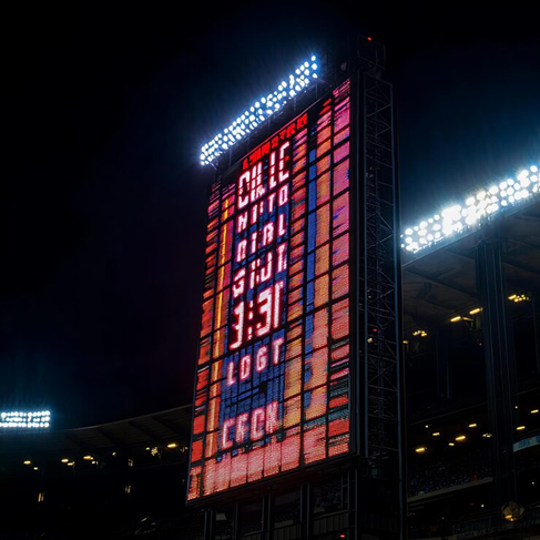 LED Sports Ticker Display